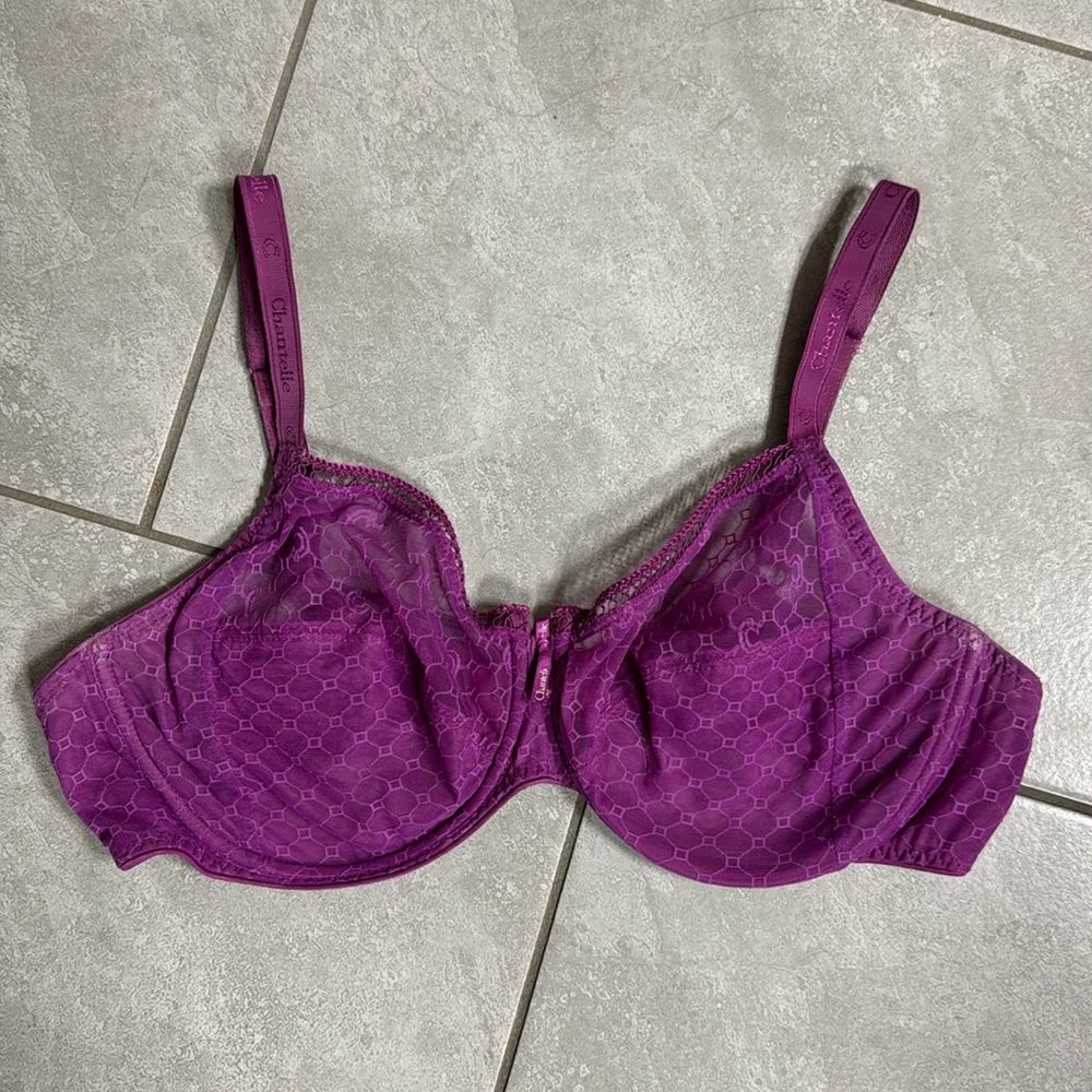 Purple Chantelle Bra. Size 34d.